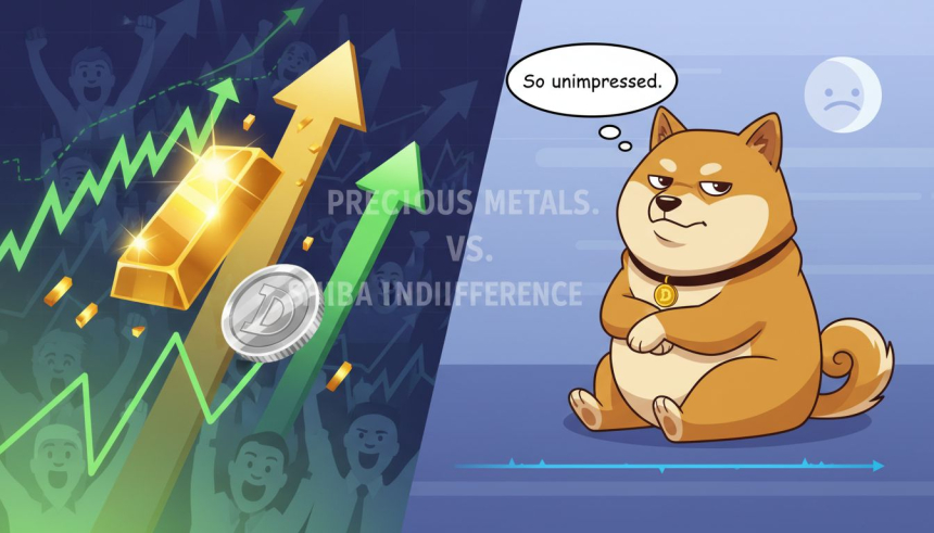 금·은 가격 사상 최고치 경신에도 도지코인($DOGE) '무반응'…창시자, FOMO라며 조롱