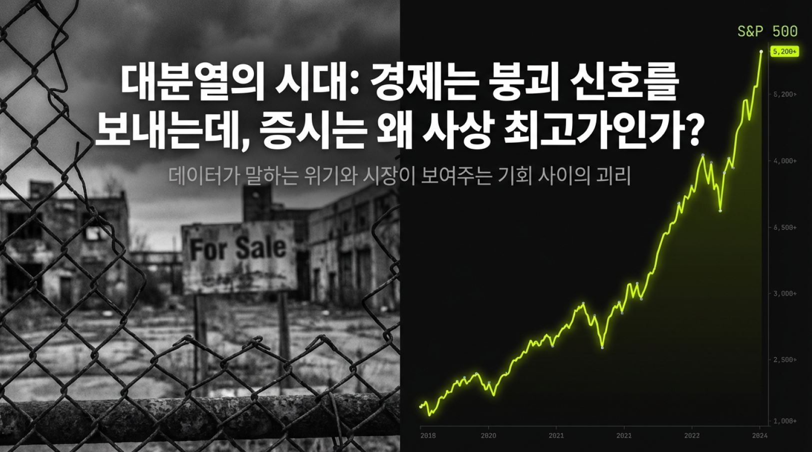 [시장분석] 사상 최고치 증시의 역설: '고장 난' 경제 경보와 시장을 지키는 4가지 방패