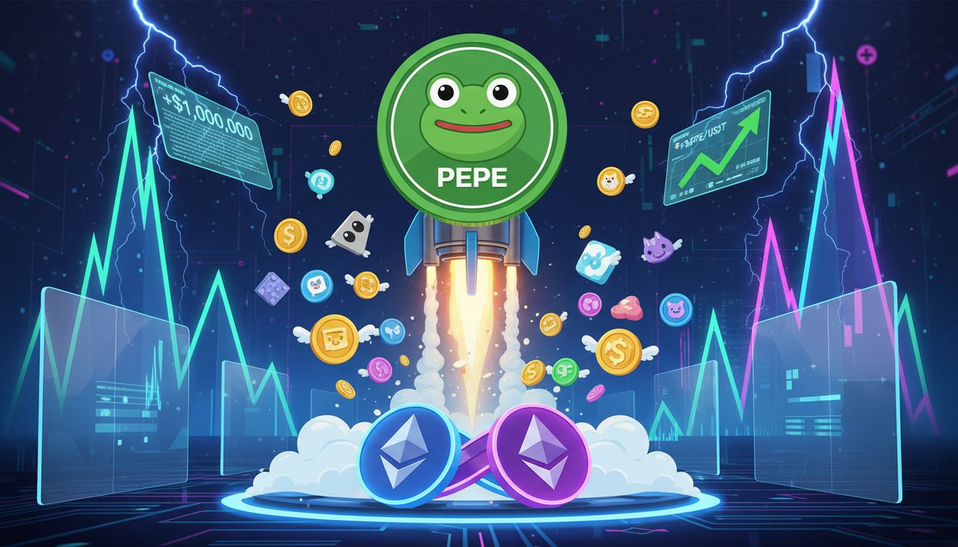 PEPE 70% 급등… 밈 코인 랠리, 2026년 상승장 신호탄 되나