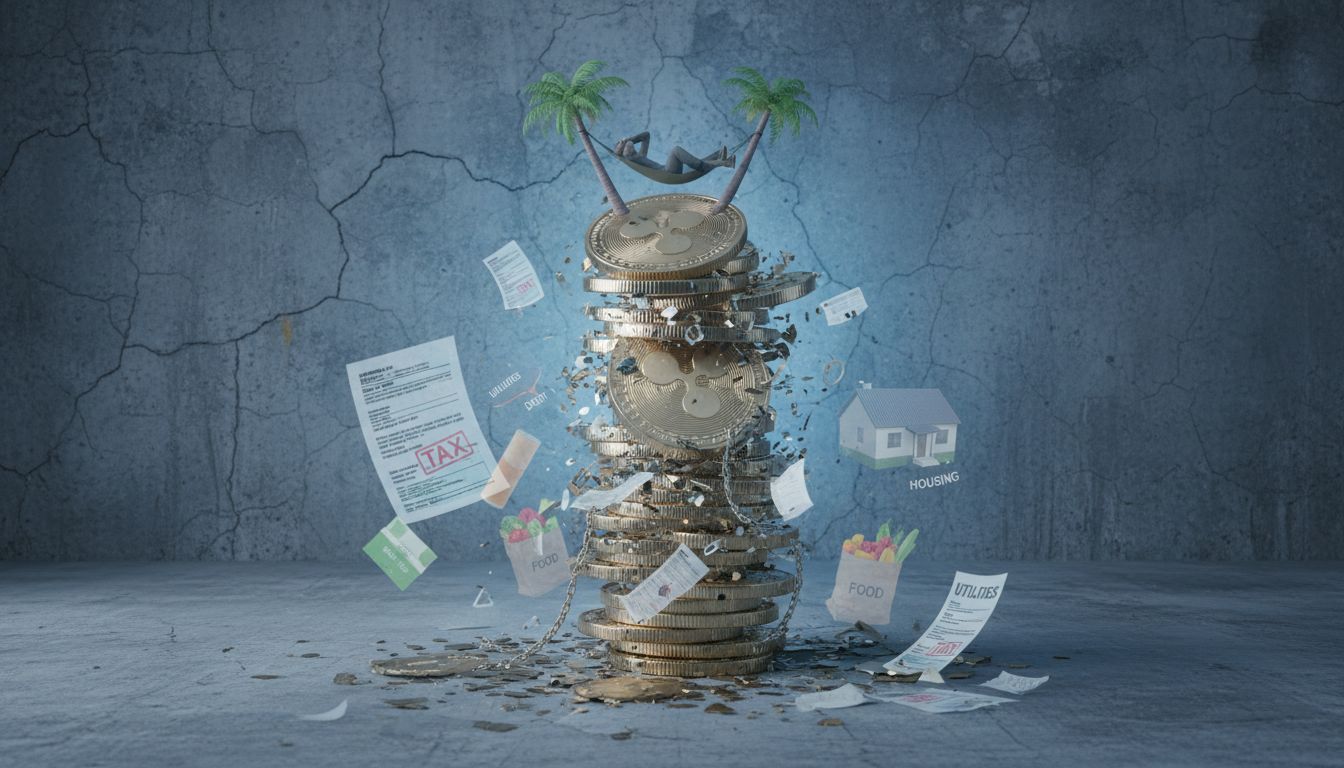 ‘XRP 2만 개로 은퇴’ 현실은 불가능…분석가가 말한 수십억 원의 차이