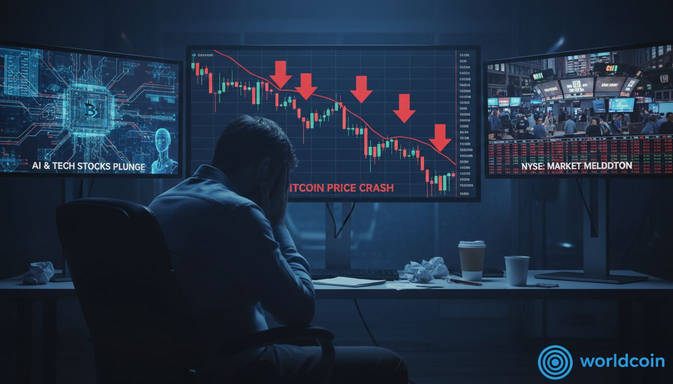 8억 1,300만 달러 청산…비트코인 8.5만 달러 붕괴, AI發 공포 확산