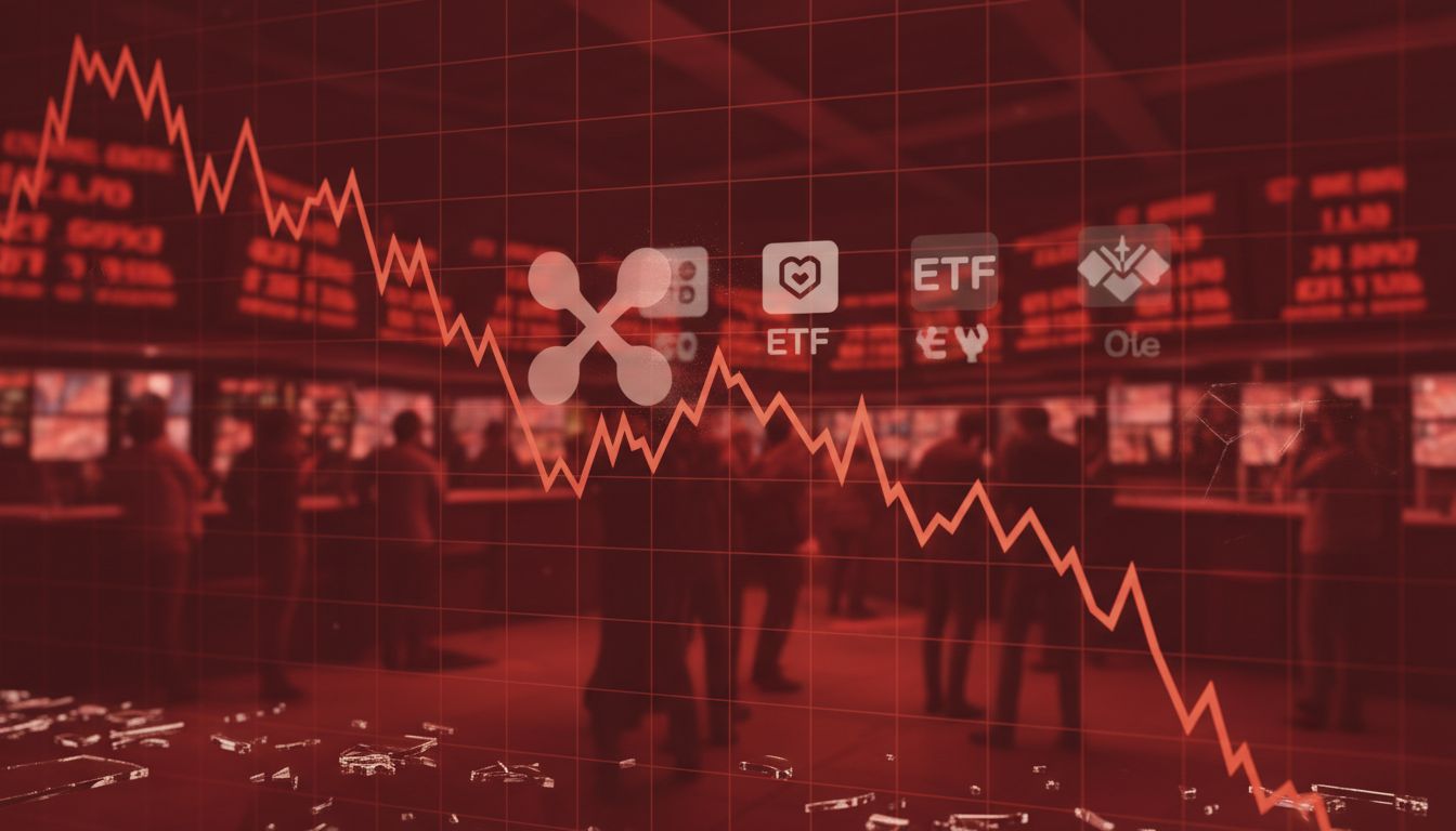 XRP ETF, 첫 주간 순유출…리플 시세 20% 급락하며 상승분 반납