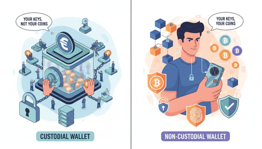 수탁형 vs 비수탁형 지갑, 암호화폐 보안과 통제의 갈림길