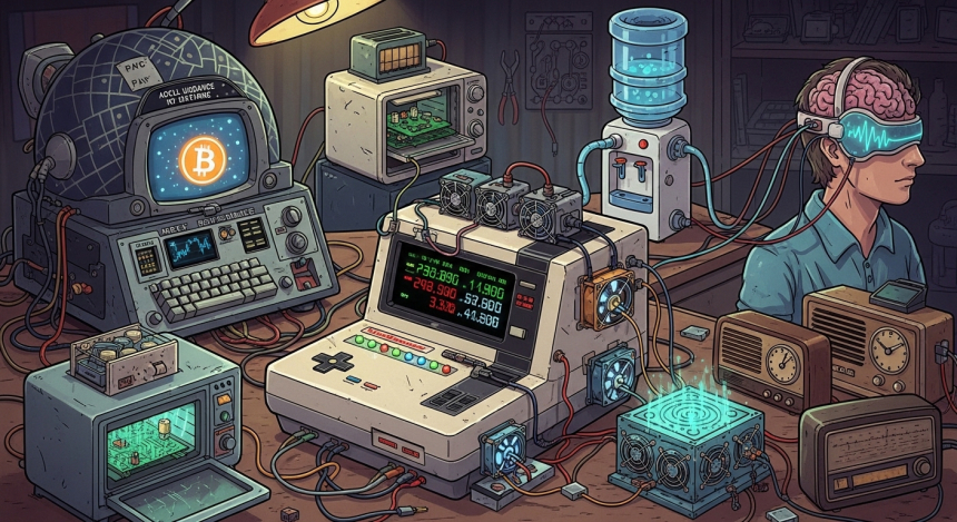  비트코인 채굴 실험, 게임보이부터 뇌파까지…상상력의 끝을 넘는다