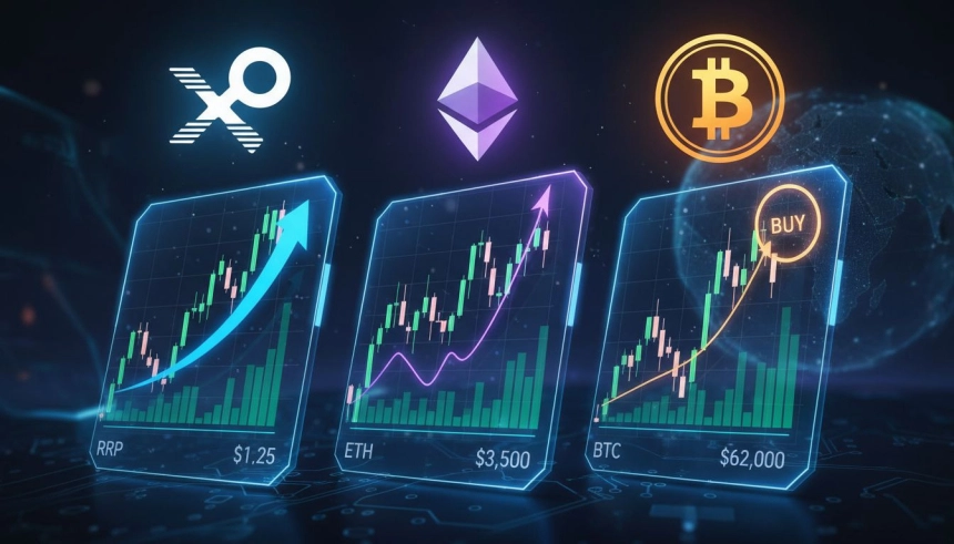 XRP·이더리움·비트코인, 새해 첫 분기점…기술적 지표는 '상승' 가리킨다