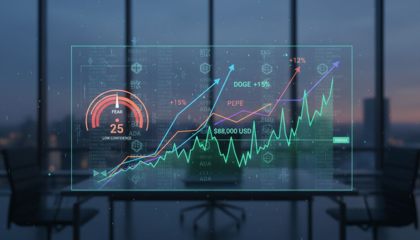  비트코인 $88,000대 횡보…알트코인 강세 속 ‘낙관과 불안’ 공존