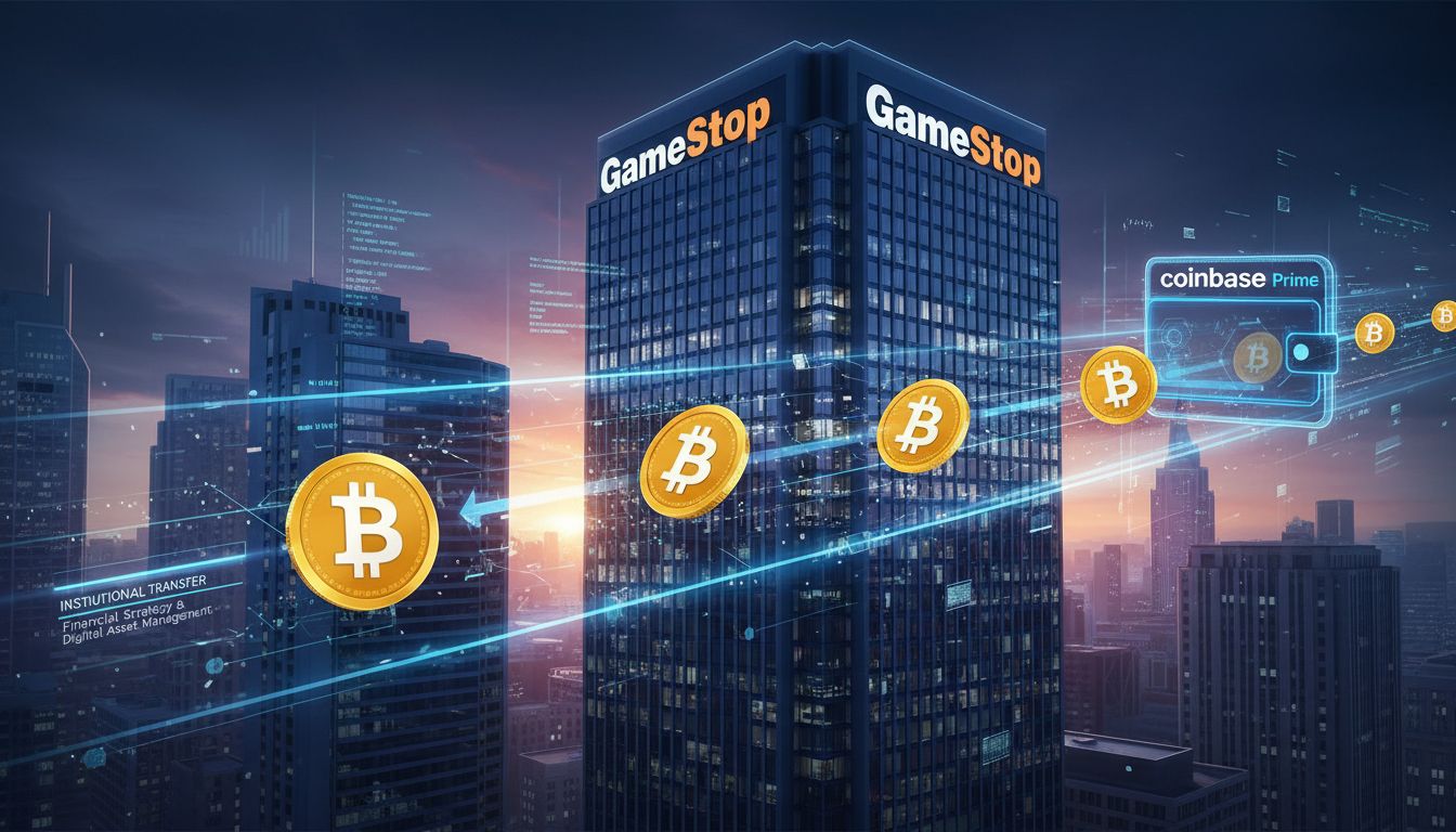 게임스톱, 비트코인($BTC) 전량 코인베이스로 이체…최대 1,100억 손실 가능성