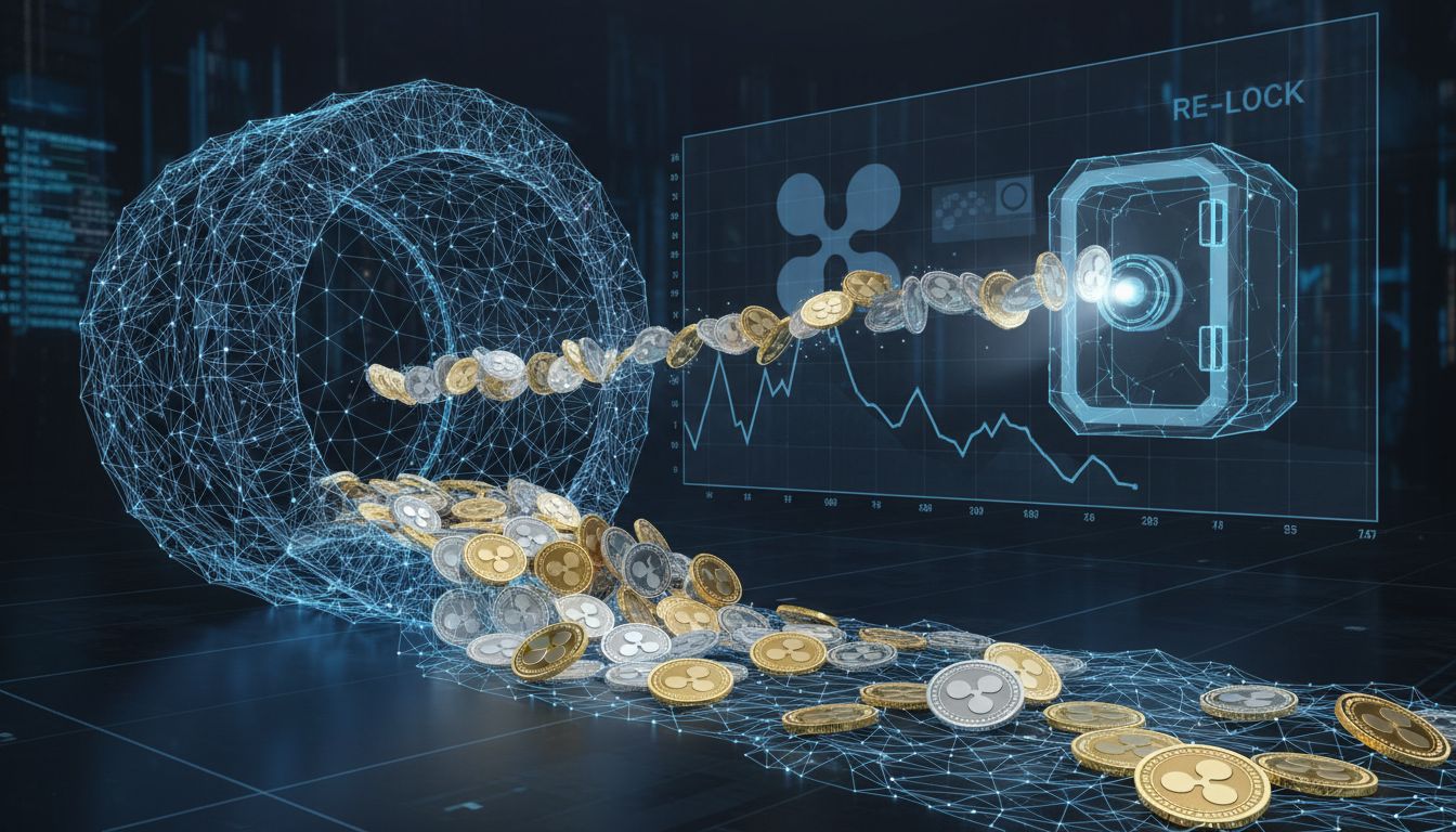 리플, 새해 10억 XRP 락업 해제…시장 충격 줄인 '7억 재잠금'