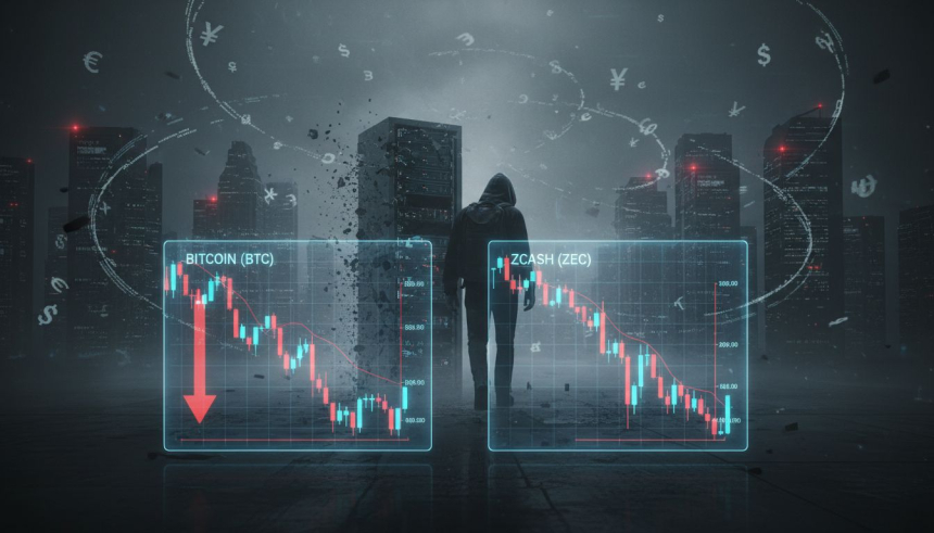  비트코인 9만 달러 무너지며 조정 국면…Z캐시, 개발자 이탈 직격탄에 20% 급락