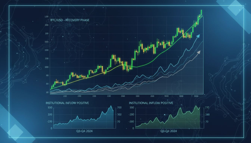 비트코인($BTC), 조정 마무리 후 상승 재돌입… 기관 유입·기술지표 회복 신호