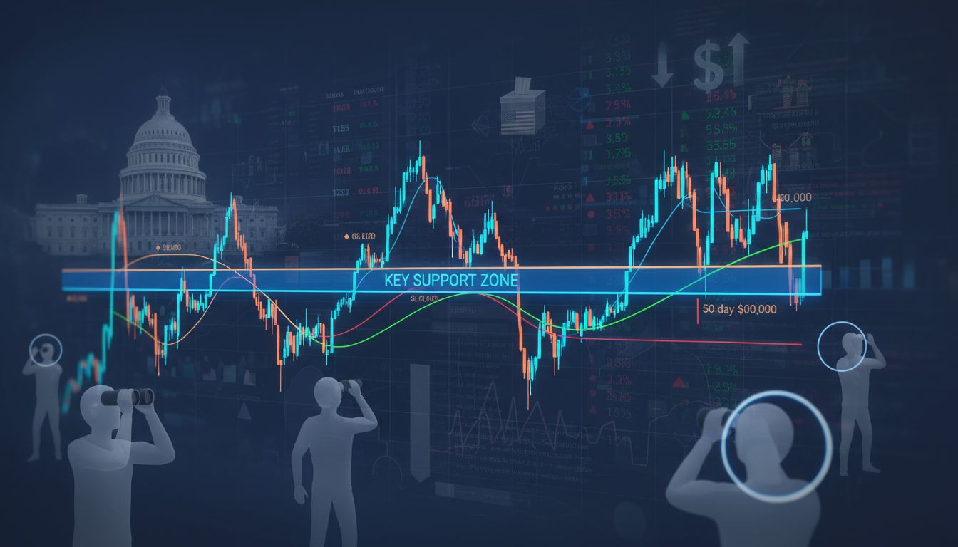비트코인($BTC) 반등에도 '확신 부족'…ETF 기준선·단기 매입단가가 분수령