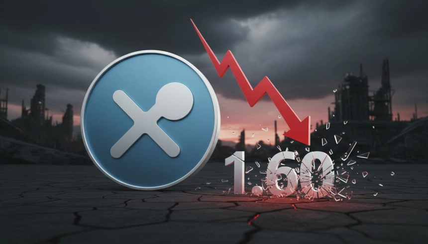 7,000만 달러 롱 청산… XRP, 1.60달러 붕괴 임박하나