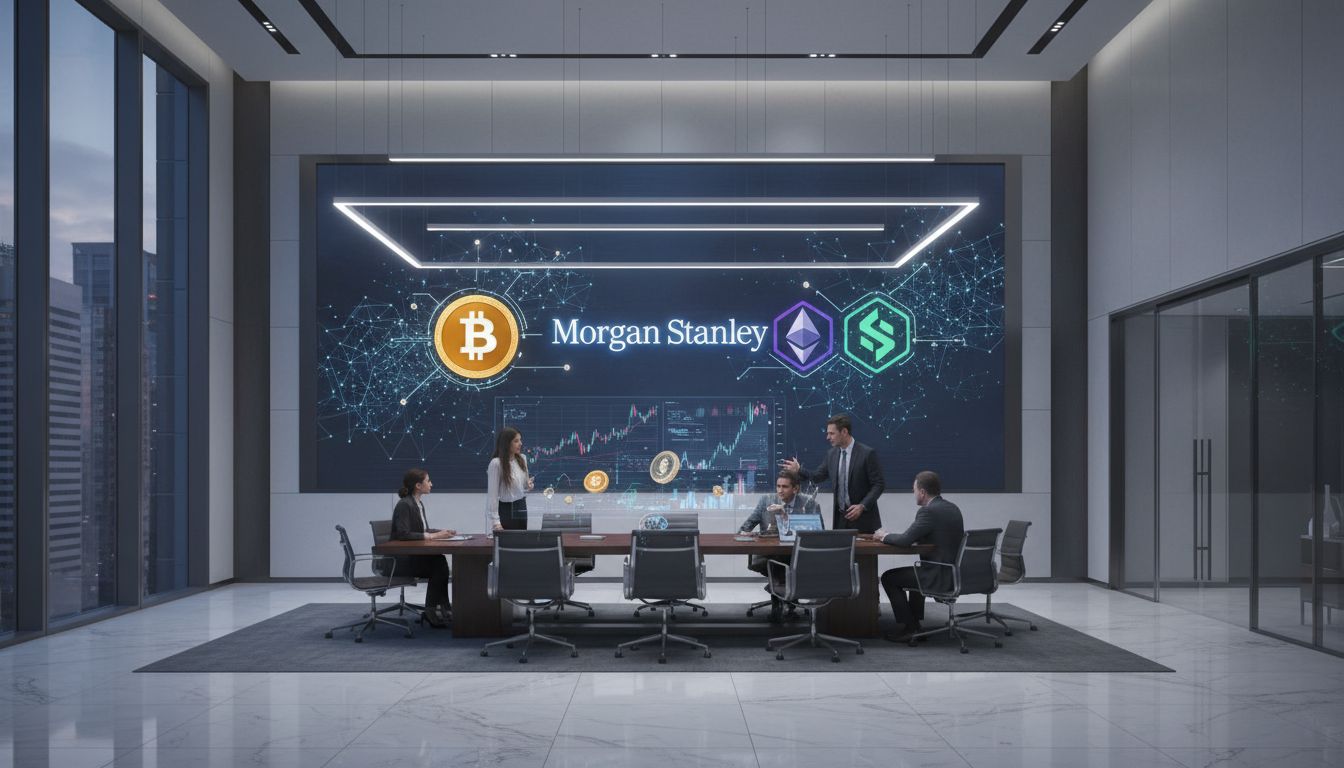 모건스탠리, 디지털 자산 전략 부문 신설…암호화폐 시장 정조준