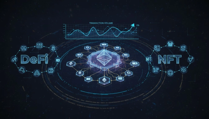 이더리움 온체인 거래량 45% 급증…네트워크 실사용 확대 본격화