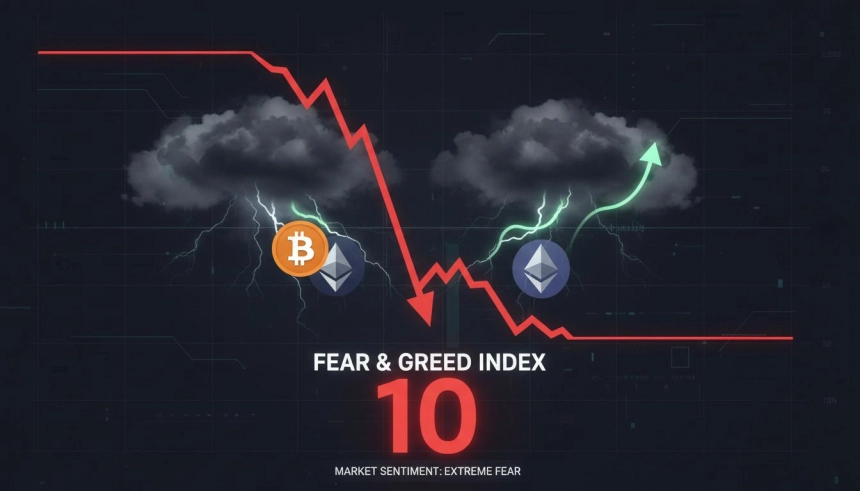 10까지 추락한 공포지수… BTC, 반등 시그널 될까