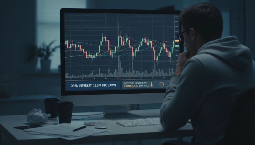  비트코인($BTC) 미결제약정, 2022년 이후 최고치 회복 실패…거래자들 ‘신중 모드’ 유지