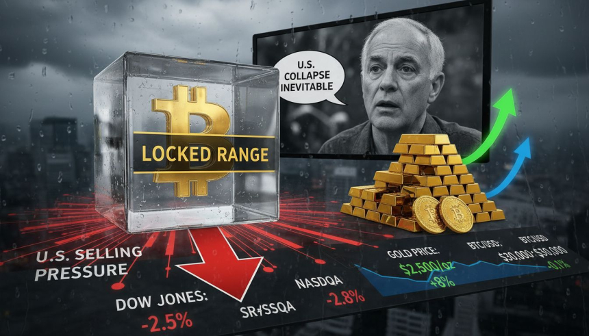  비트코인, 두 달간 박스권 정체…달리오 '미국 붕괴 단계 진입' 경고 속 흔들리는 디지털 금 내러티브