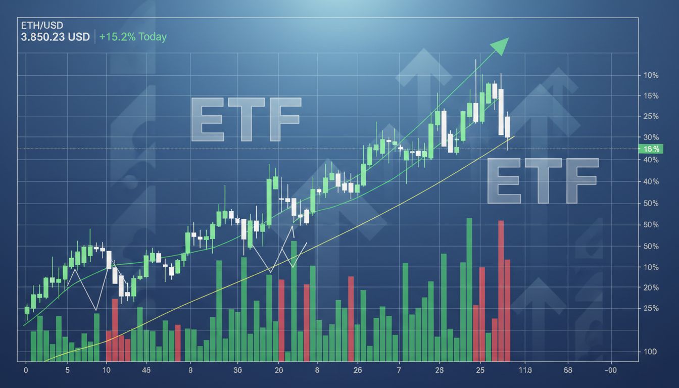 이더리움($ETH), 3,200달러 돌파... ETF 유입·더블 바텀에 4,000달러 기대감