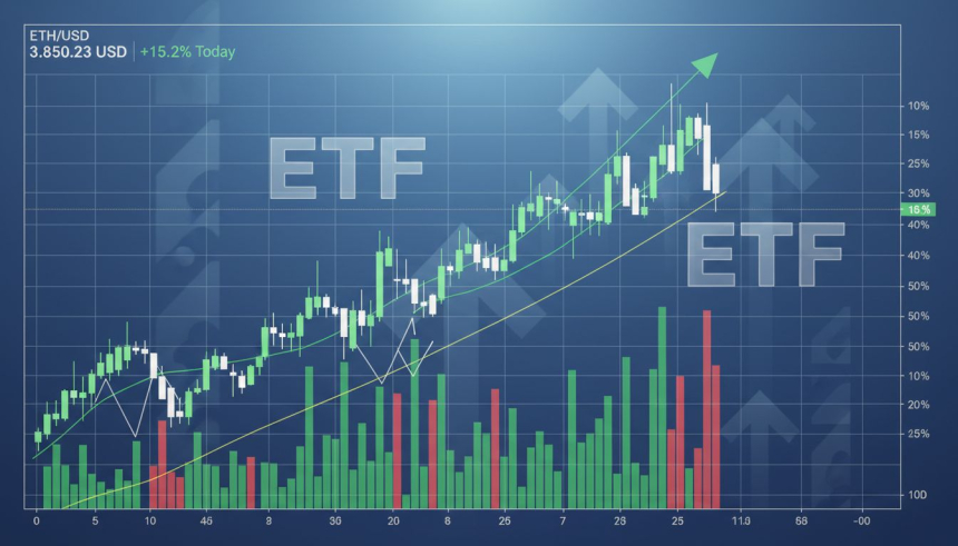 이더리움($ETH), 3,200달러 돌파... ETF 유입·더블 바텀에 4,000달러 기대감