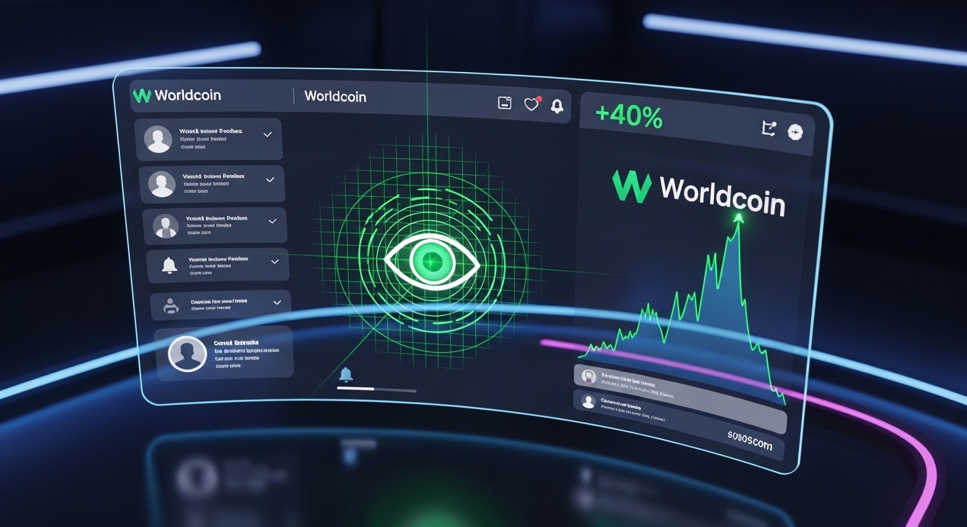 하루 만에 +40% 급등… 오픈AI發 '생체 인증 SNS'에 월드코인 반등