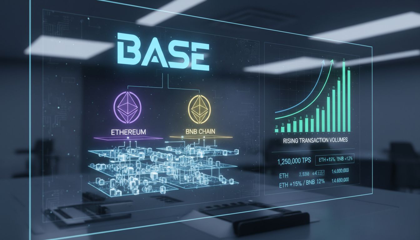베이스, DEX 거래량 첫 1위…이더리움·BNB체인 제쳐