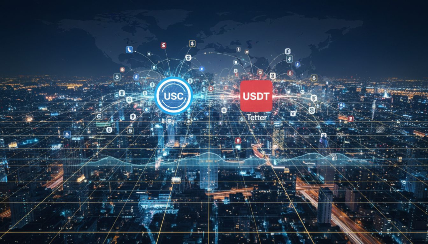  2025년 스테이블코인 결제 4경 원 돌파…USDC, 테더 제치고 거래 1위 등극