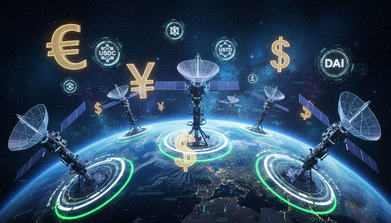 스테이블코인 USD1, 위성 타고 우주로…트럼프 관련사 WLF-스페이스코인 손잡았다