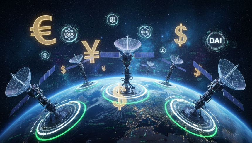  스테이블코인 USD1, 위성 타고 우주로…트럼프 관련사 WLF-스페이스코인 손잡았다