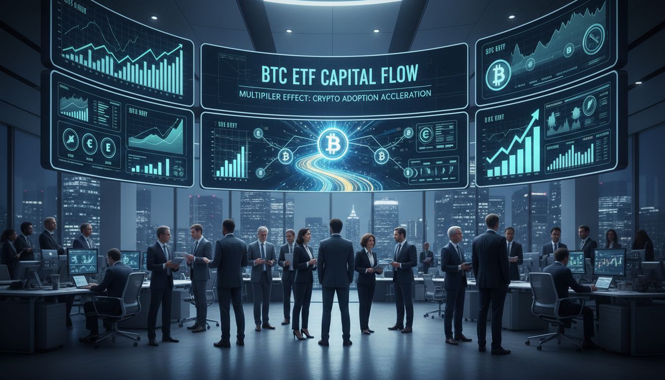 비트코인, ETF 수요 폭발에 '멀티플라이어 효과' 작동…2026년 40조 원 유입 전망