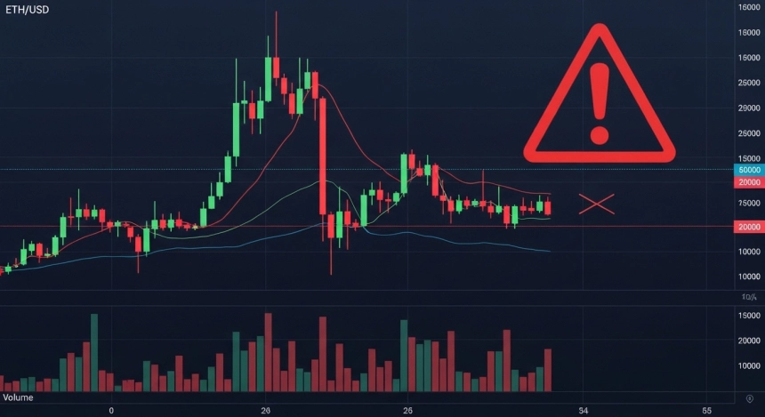 2,250달러 붕괴 경고… 이더리움, 25% 추가 하락 가능성 불거졌다