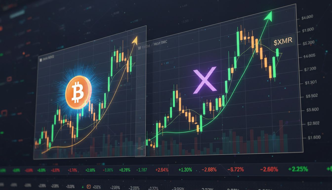 비트코인 $98,000 도달 후 조정…XMR, 50% 급등하며 사상 최고가 경신