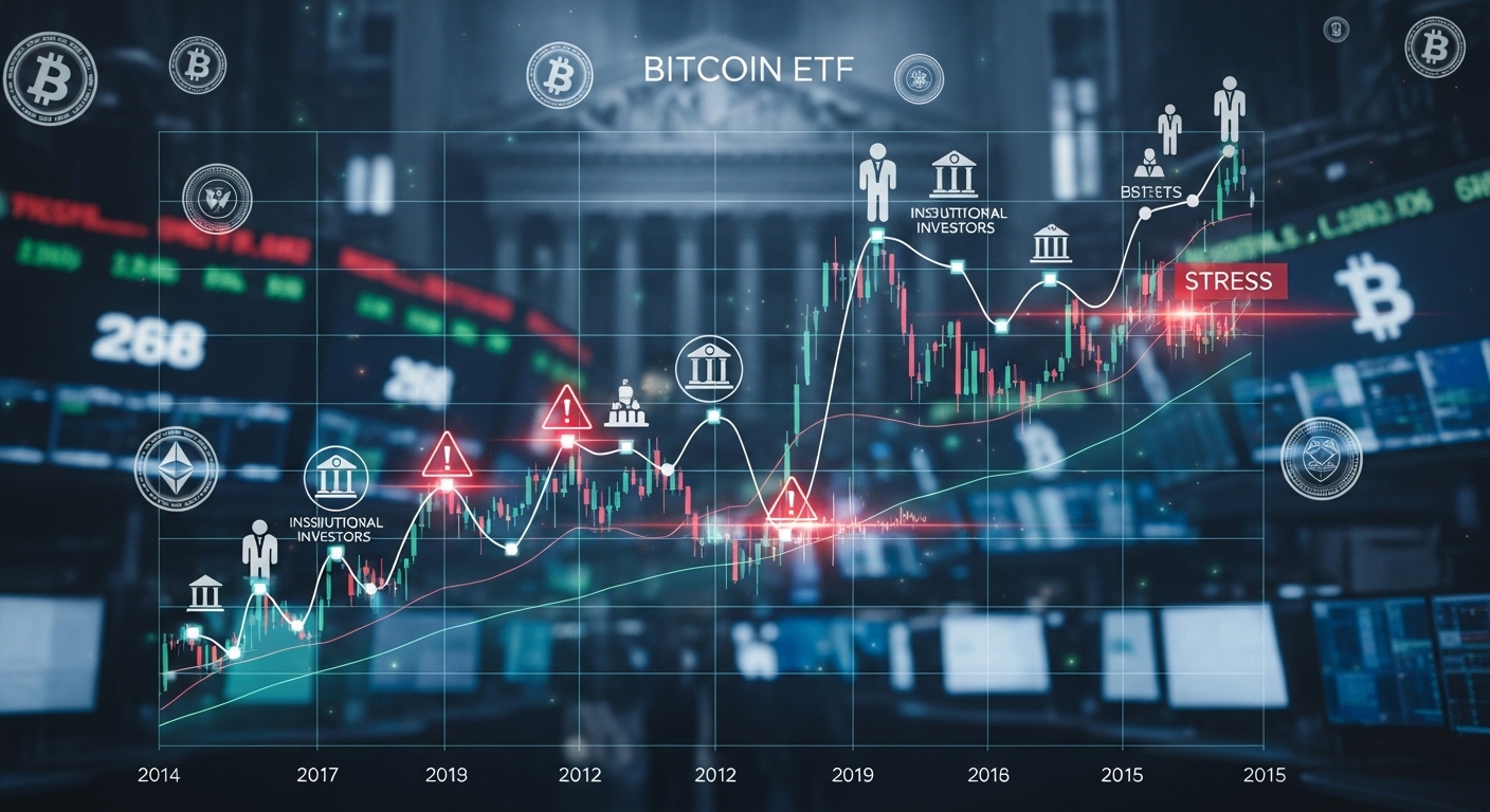비트코인 ETF 실현단가 임박…기관투자자 수익 유지냐 손절이냐 기로