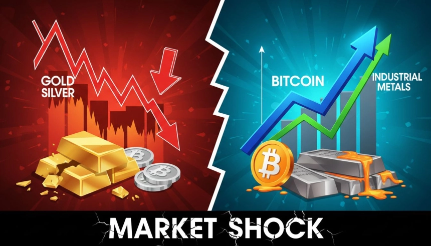 하루새 6.7조 달러 증발…금·은, 비트코인보다 더 흔들렸다