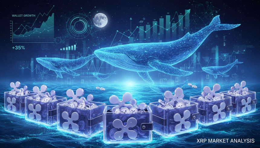  42개 지갑 증가… '100만 XRP 클럽' 고래 귀환에 장기 상승 기대감