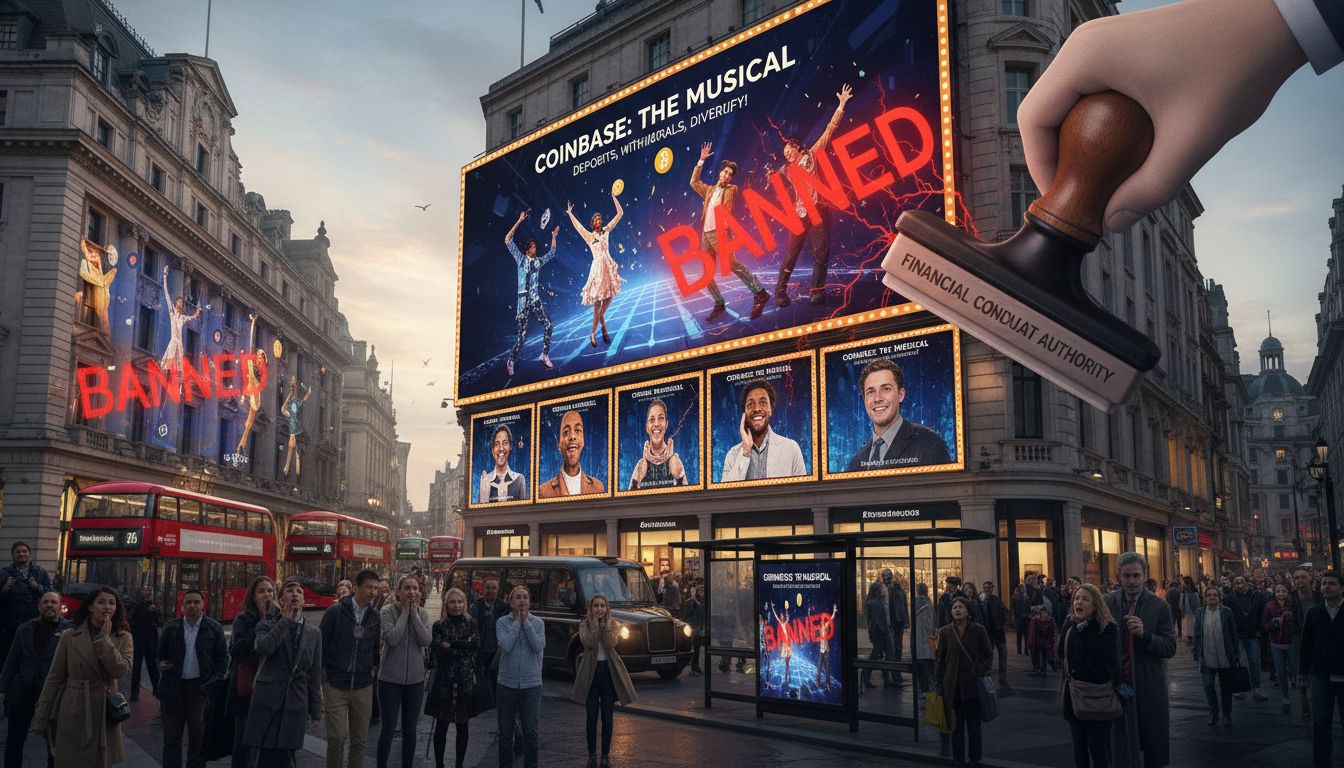 코인베이스 광고, 영국 규제 당국 제동…“경제난 이용한 과장 표현”