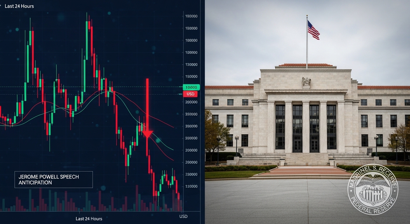 비트코인, 파월 연설 앞두고 9만 달러 돌파 시도…8만~8.4만 달러 지지선 사수 주목