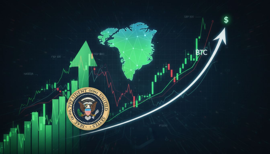  트럼프 '그린란드 관세' 철회에 비트코인($BTC) 반등…레버리지 청산 후 첫 회복세
