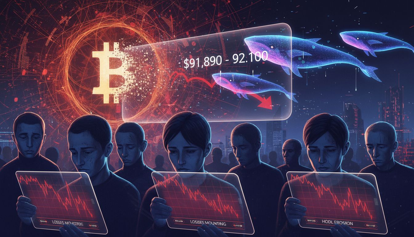 비트코인 장기 보유자 항복 조짐…SOPR 1.0 하회, 고래들도 22만 BTC 축소