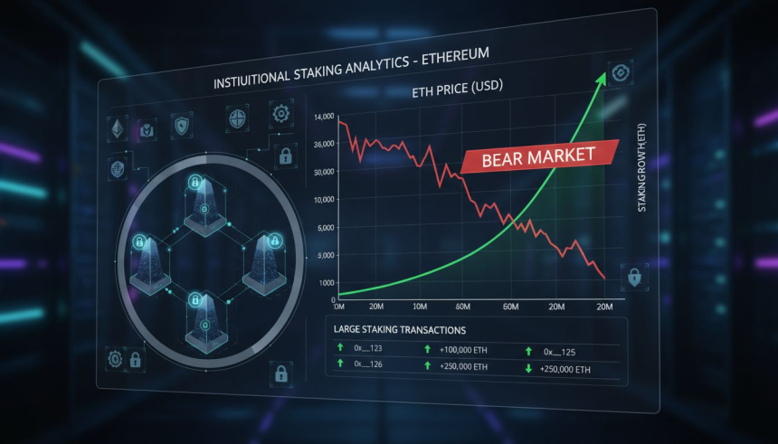  비트마인, 8조 원 규모 이더리움($ETH) 스테이킹…시장 하락기 속 ‘기관의 역행’