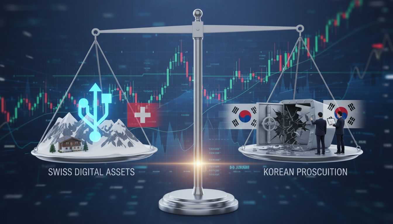 비트코인, 8,950만 원대 정체…한국 검찰 유출 사고와 UBS 진출이 향방 가른다