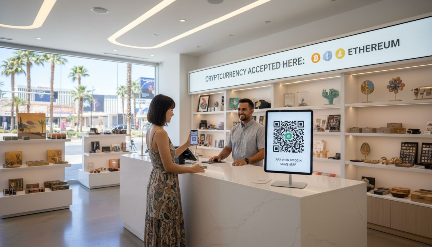  라스베이거스 상점들, 신용카드 수수료 줄이려 비트코인($BTC) 결제 확산