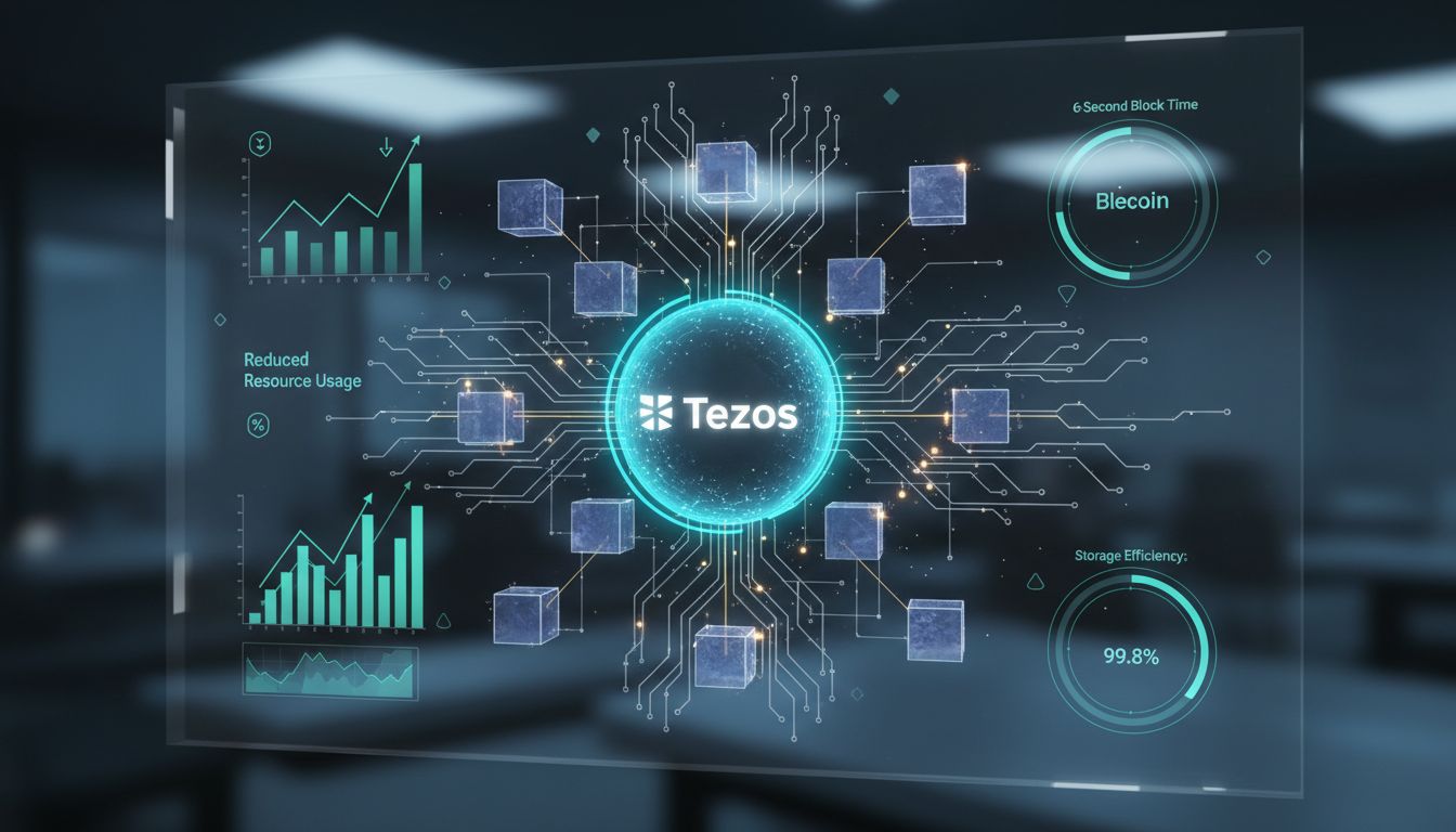 테조스, '탈린' 업그레이드 완료…앱 스토리지 비용 100배 절감·블록 생성 6초로 단축