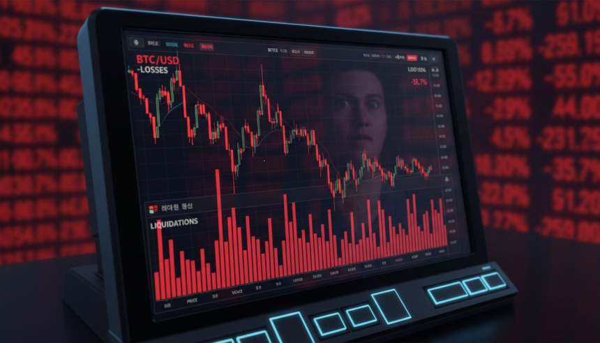  3억 달러 청산 쇼크…비트코인 9% 급락 '82,800달러' 후퇴