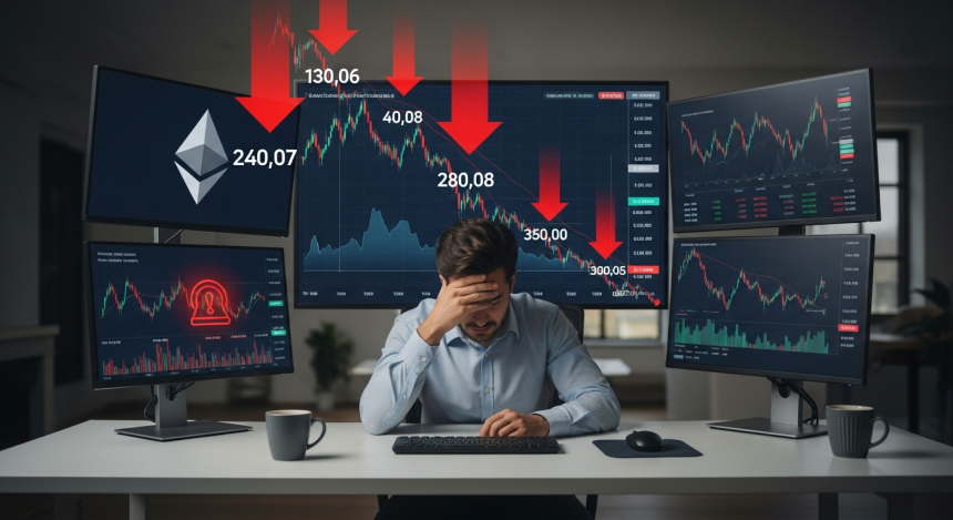  43억 달러 손실… 비트마인, 이더리움 급락에 '6조 원 평가손' 직격탄