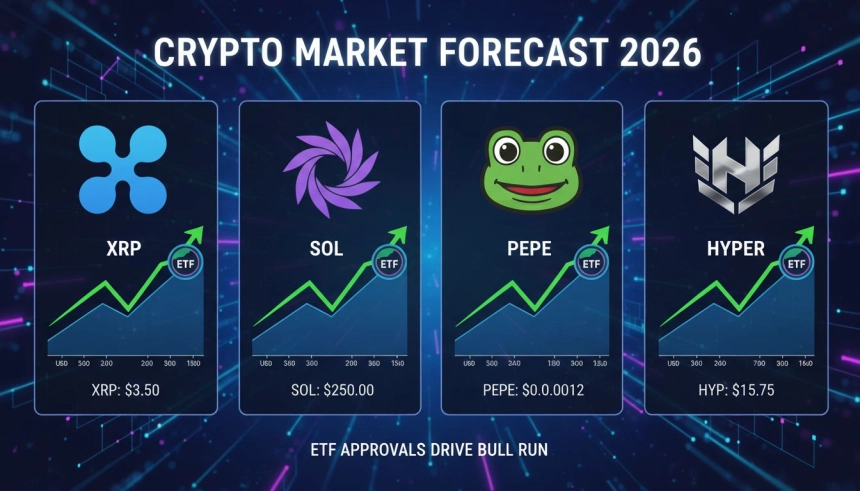XRP·솔라나·페페·하이퍼…2026년 알트코인 랠리 이끌 4종목 주목