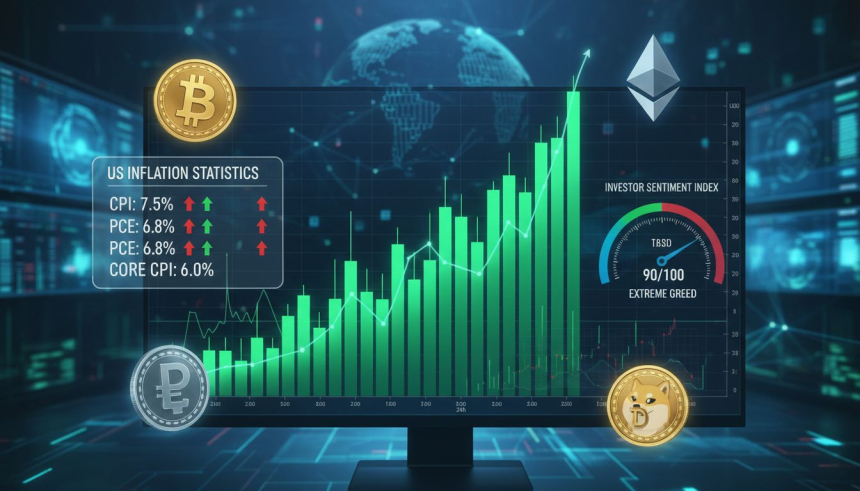  비트코인($BTC) 9,500만 원 돌파…美 물가 둔화에 위험자산 선호 회복