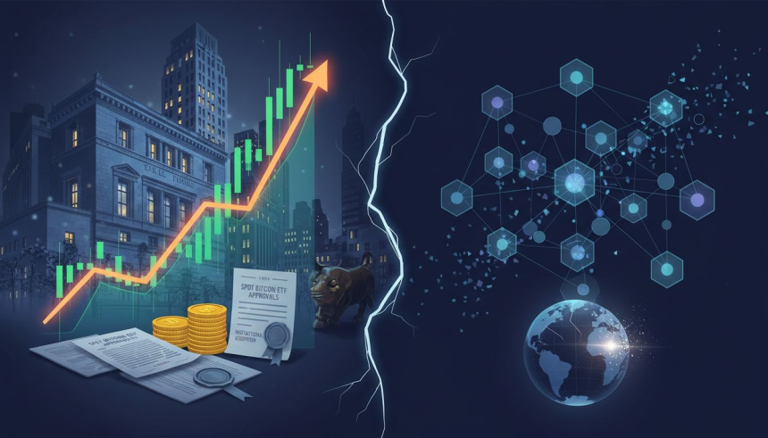  비트코인 가격은 올랐지만… 온체인 이체량 3년째 하락, ETF 구조 변화 반영