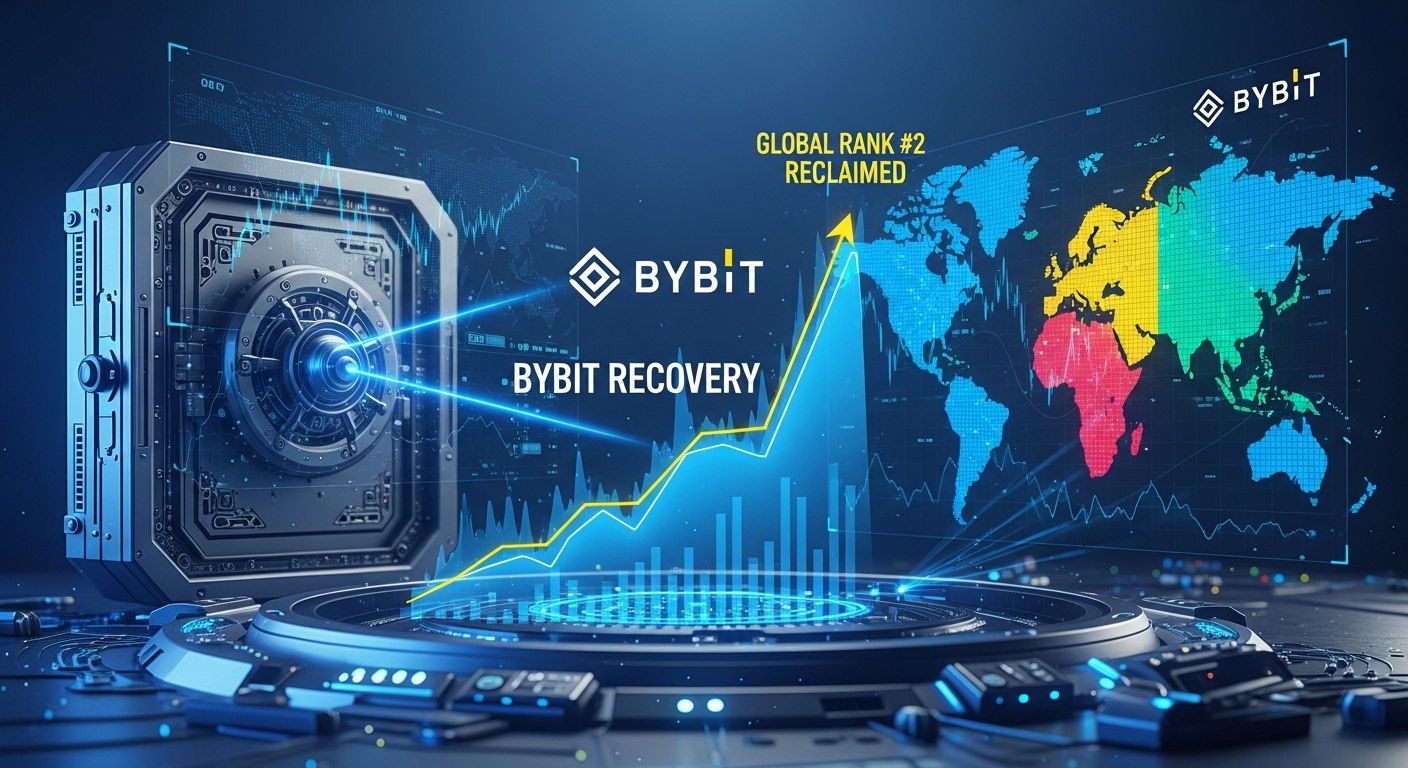 1조 5,000억 달러 복귀… '해킹 악몽' 이겨낸 바이비트, 거래량 2위 탈환