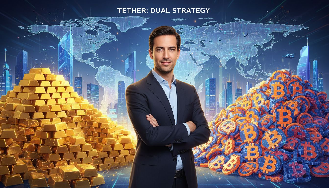 240억 달러 금 보유… 테더, 비트코인 이어 '금 거래소' 도전