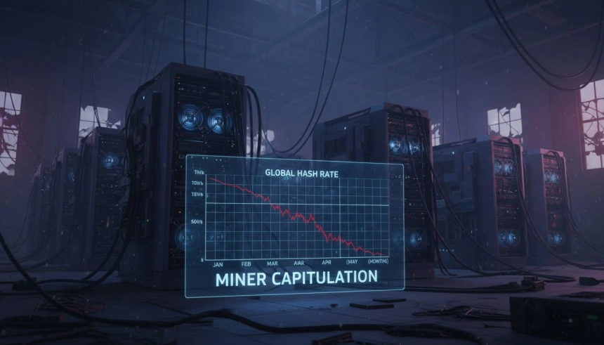 비트코인 해시레이트 석 달 만에 최저…채굴자 이탈 본격화